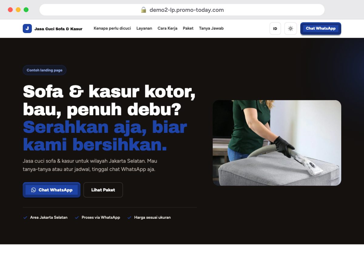 Cuci Sofa & Kasur